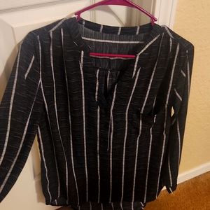 Stripped dressy blouse